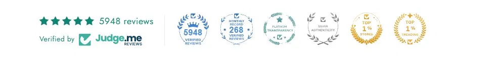 Verified reviews and trust badges